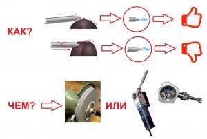how to shape the tungsten electrode for TIG welding