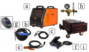Jasic TIG 200P ACDC welding machine accessories