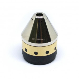 Insulator P-80 with shield cap for machine cutting